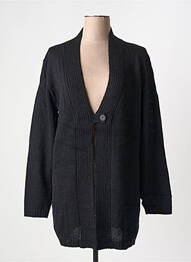 Vestă cu mâneci lungi elasticitate negru DUGER femme