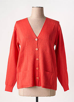 Vestă cu mâneci lungi portocaliu DUGER femeie