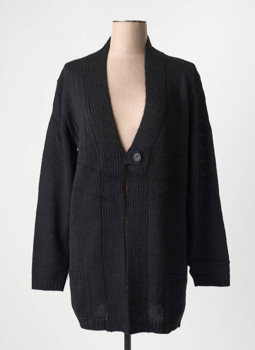 Vestă cu mâneci lungi negru DUGER femeie