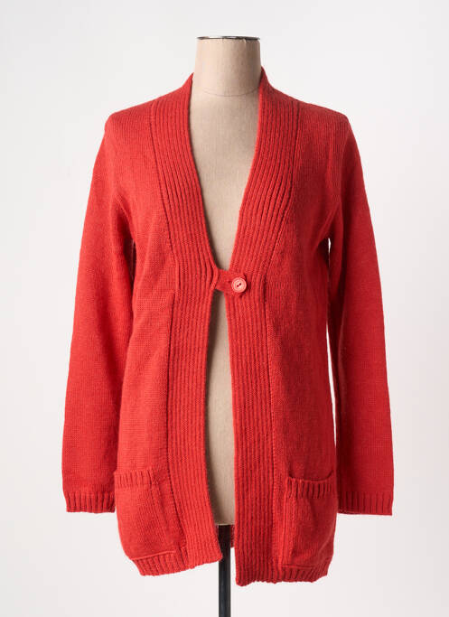 Vestă cu mâneci lungi elasticitate portocaliu DUGER femme