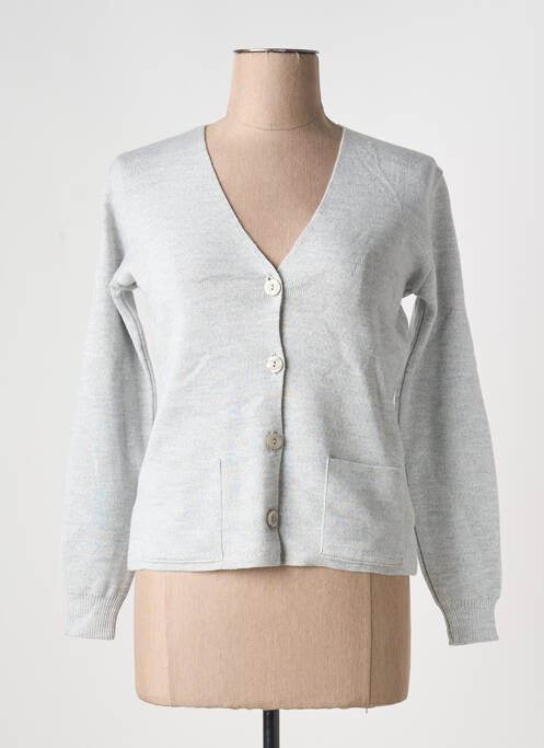 Vestă cu mâneci lungi gri DUGER femeie