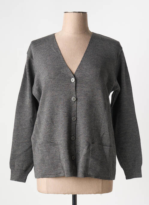 Vestă cu mâneci lungi gri DUGER femeie