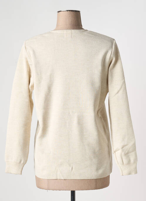 Vestă cu mâneci lungi bej DUGER femeie