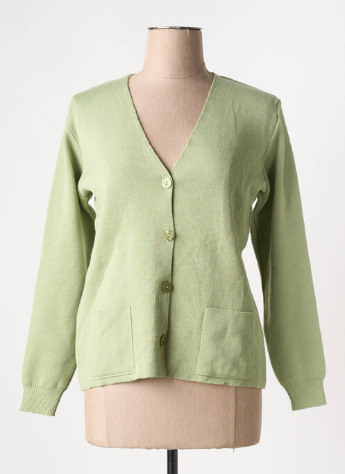 Vestă cu mâneci lungi verde DUGER femeie