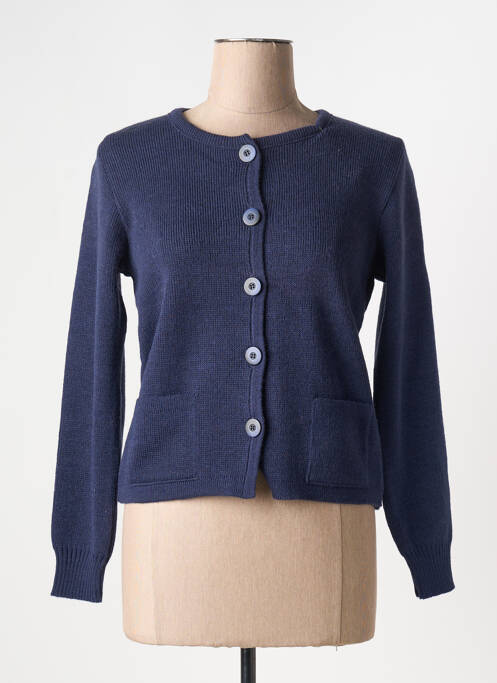 Vestă cu mâneci lungi albastru DUGER femeie