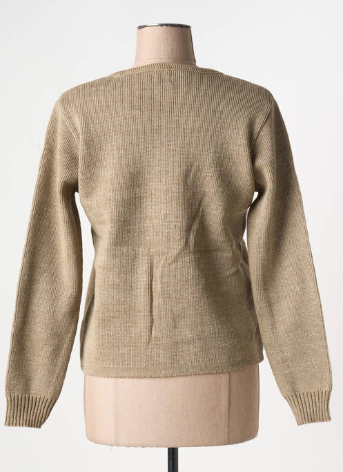 Vestă cu mâneci lungi maro DUGER femeie