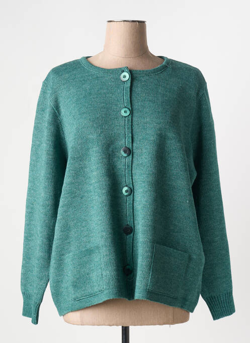 Vestă cu mâneci lungi verde DUGER femeie