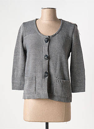 Vestă cu mâneci lungi gri DUGER femeie