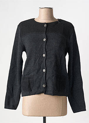 Vestă cu mâneci lungi negru DUGER femeie