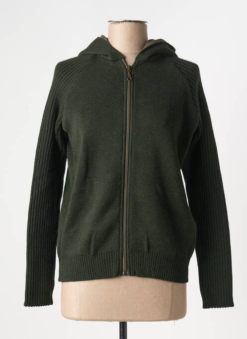 Vestă cu mâneci lungi verde DUGER femeie