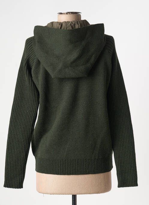 Vestă cu mâneci lungi verde DUGER femeie