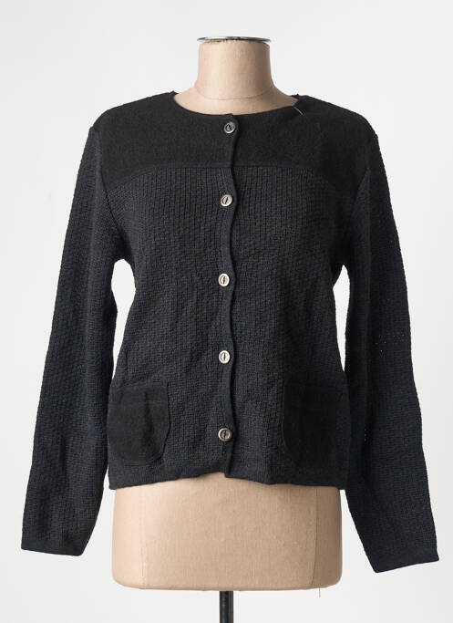 Vestă cu mâneci lungi negru DUGER femeie