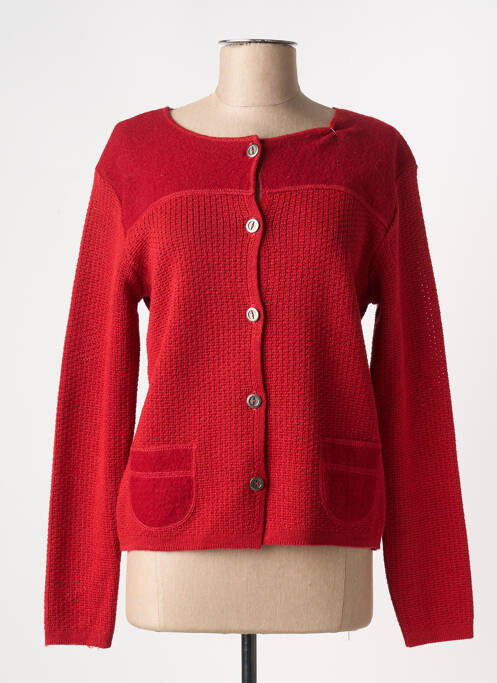 Vestă cu mâneci lungi roșu DUGER femeie