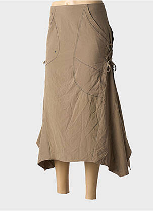 Fustă midi bej FRANSTYLE femeie