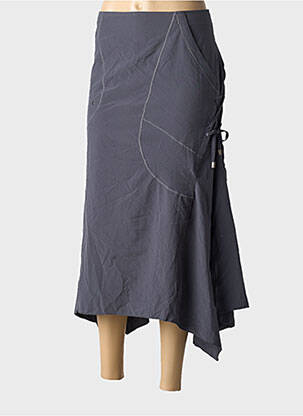 Fustă midi gri FRANSTYLE femeie