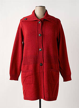 Vestă cu mâneci lungi roșu DUGER femeie