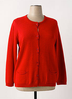 Vestă cu mâneci lungi roșu DUGER femeie