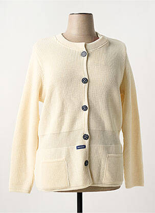 Vestă cu mâneci lungi bej DUGER femeie