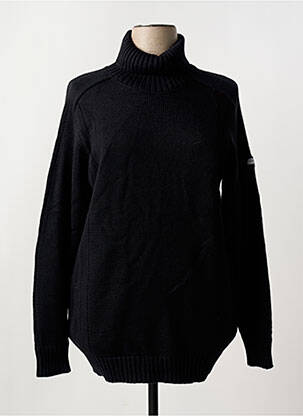 Pulover cu guler înalt negru DUGER femeie