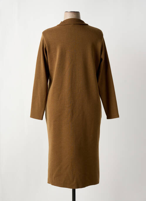 Vestă cu mâneci lungi maro DUGER femeie