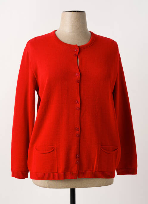 Vestă cu mâneci lungi roșu DUGER femeie