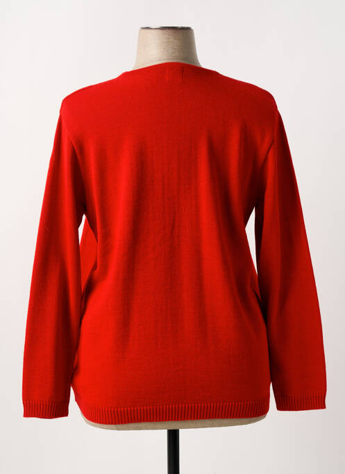 Vestă cu mâneci lungi roșu DUGER femeie