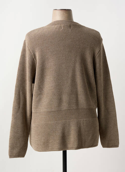 Vestă cu mâneci lungi maro DUGER femeie