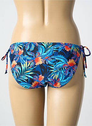 Chiloți de baie imprimeu tie and dye bikini albastru SUN PROJECT femeie