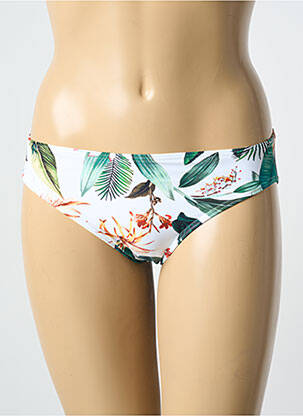 Chiloți de baie alb LAGON BLEU femeie