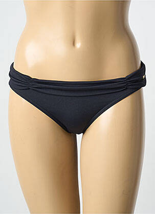 Chiloți de baie efect material satinat chiloți negru MISS CARAÏBES femeie
