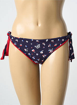 Chiloți de baie imprimeu floral bikini albastru YSABEL MORA femeie