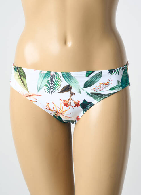 Chiloți de baie alb LAGON BLEU femeie