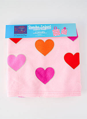 Prosop de plajă roz LE COMPTOIR DE LA PLAGE fată