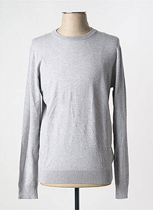 Pulover guler rotund mâneci lungi gri SCOTCH & SODA bărbat