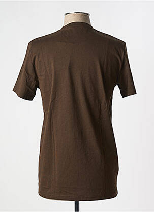 Tricou croială dreaptă mâneci scurte maro FRED PERRY bărbat