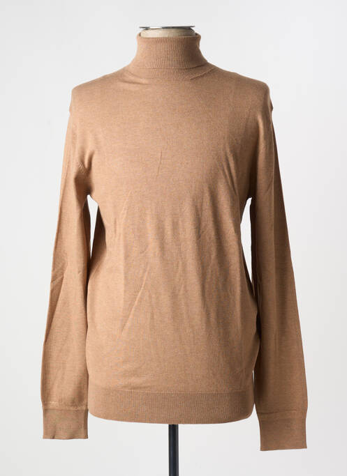 Pulover cu guler înalt maro SCOTCH & SODA bărbat