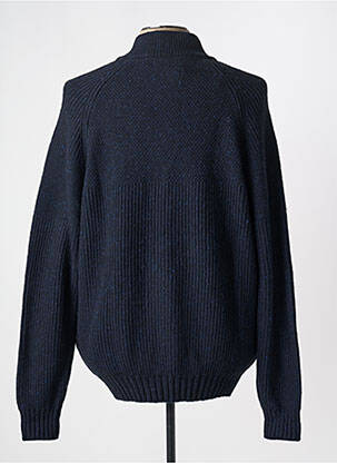 Vestă cu mâneci lungi țesătură melanj albastru NEW ZEALAND AUCKLAND bărbat