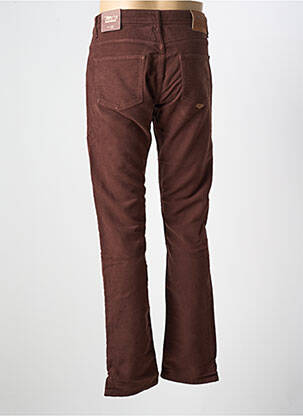 Pantalon drept buzunare maro MCS bărbat