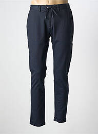 Pantalon slim închidere cu fermoar sub clapetă cu nasturi albastru DSTREZZED homme