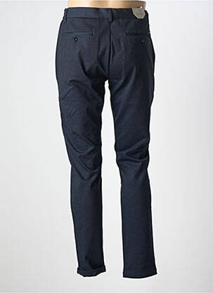 Pantalon slim închidere cu fermoar sub clapetă cu nasturi albastru DSTREZZED bărbat