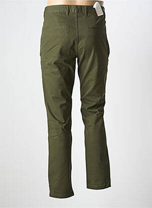 Pantalon chino închidere cu fermoar sub clapetă cu nasturi verde SCOTCH & SODA femeie