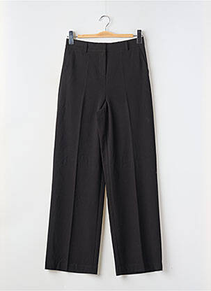 Pantalon drept închidere cu fermoar sub clapetă cu cârlig negru B.YOUNG femeie