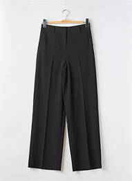 Pantalon drept închidere cu fermoar sub clapetă cu cârlig negru B.YOUNG femme