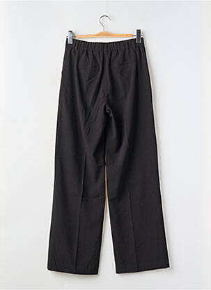 Pantalon drept închidere cu fermoar sub clapetă cu cârlig negru B.YOUNG femeie