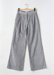 Pantalon evazat talie elastică gri THINKING MU femme