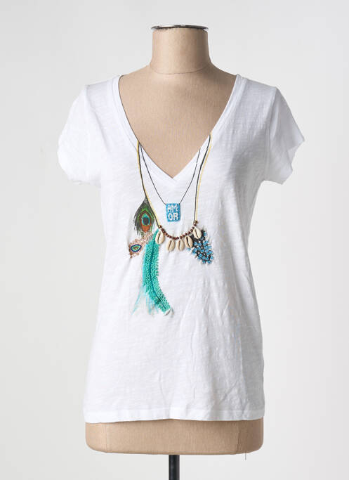 Tricou alb LEON & HARPER femeie