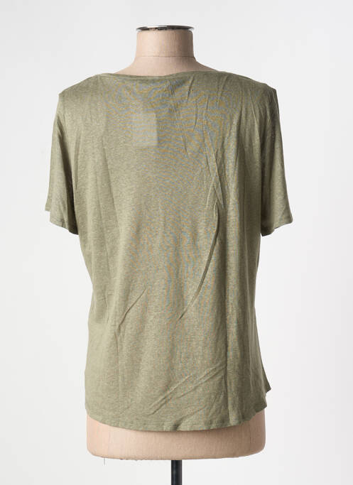 Top verde PIECES femeie