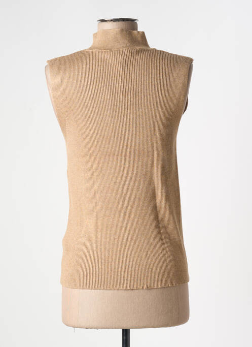 Pulover cu guler înalt bej B.YOUNG femeie