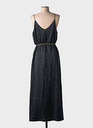 Rochie lungă fără mâneci fără mâneci negru VILA femeie