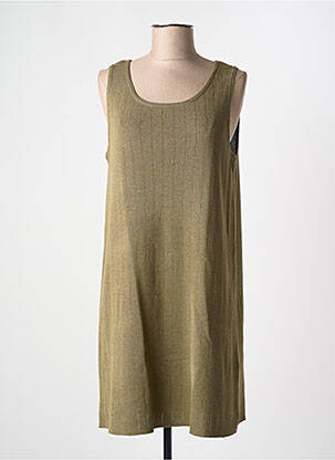 Rochie midi verde PIECES femeie